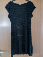Schwarzes Minikleid / Abendkleid * Glitter * Gr.M Niedersachsen - Uplengen Vorschau