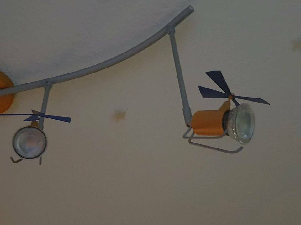 Lampe, Kinderzimmer, Deckenlampe LED,  Hubschrauber in Puschwitz