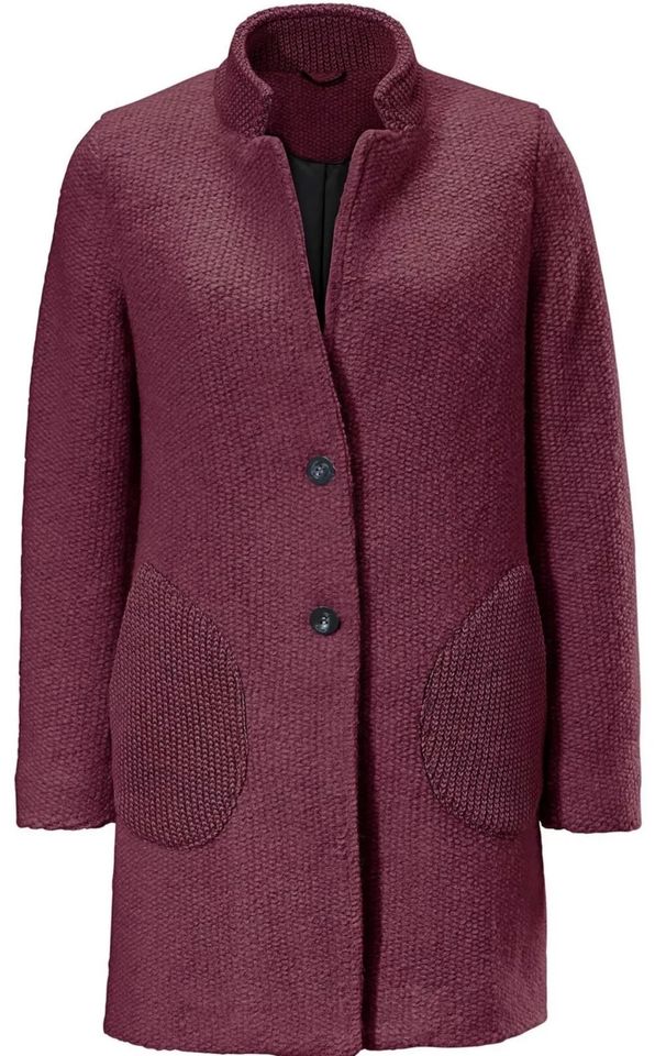 Mantel Heine 34 bourdeaux Übergangsjacke NEU in Rommerskirchen