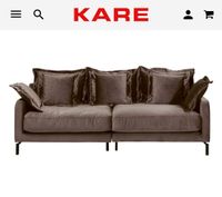 KARE SOFA LULLABY 2-SITZER TAUPE MIT HOCKER München - Untergiesing-Harlaching Vorschau