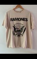 ❤️ H&M Ramones Shirt Gr. L 42 beige Bayern - Würzburg Vorschau