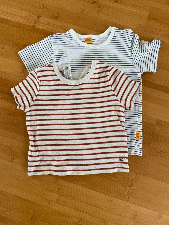 2 T-Shirts Größe 74 9-12 Monate Petit Bateau Steiff in Düsseldorf