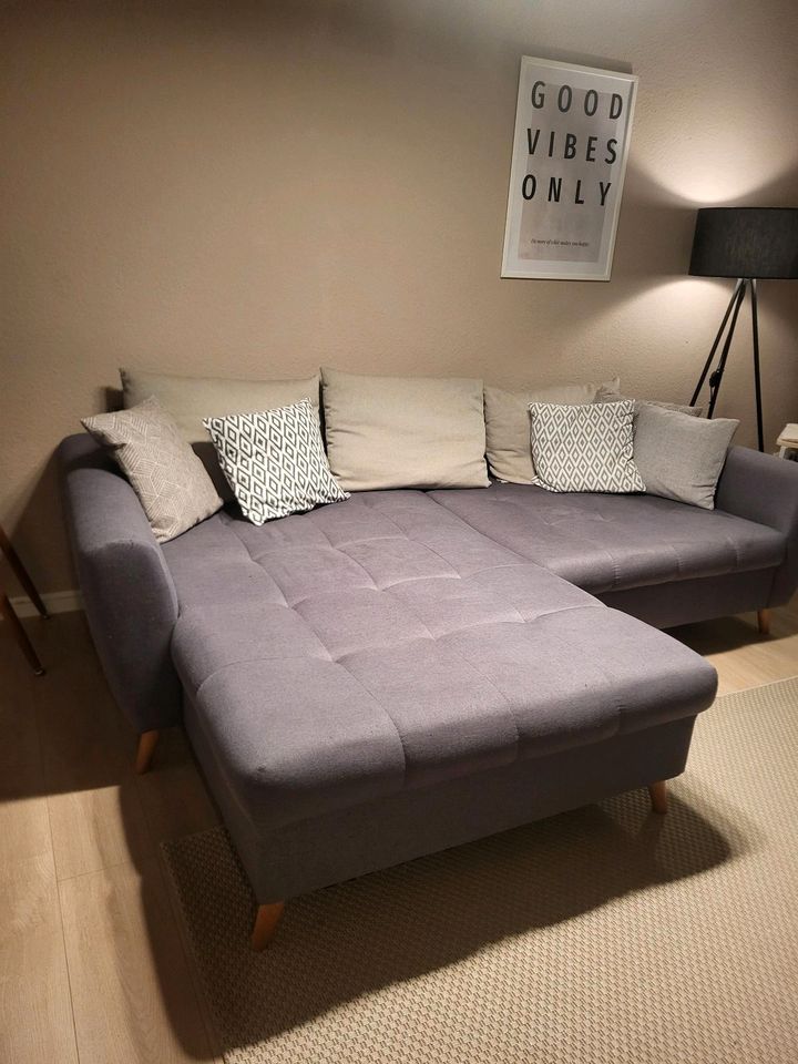 Couch Ecksofa grau Sofa in Magdeburg