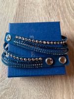 Swarovski Armband Blau Glitzer Wickelarmband Duisburg - Meiderich/Beeck Vorschau