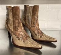 Damenstiefel Cowboy Schlangenmuster Hamburg-Mitte - Hamburg Billstedt   Vorschau