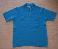♥ retro Pullover Shirt Maschen-Boutique 36 38 S M türkis Knöpfe Brandenburg - Lübben Vorschau
