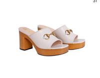 Gucci Zoccoli Größe.37,5 beige, ungetragen Nordrhein-Westfalen - Detmold Vorschau