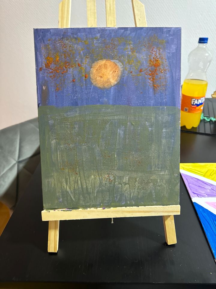 Kunstwerk Sonnenuntergang in Krefeld