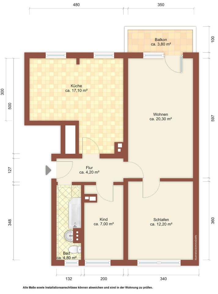 Bezugsfertig! 3-R.-WE m. Aufzug in Löbau! in Löbau