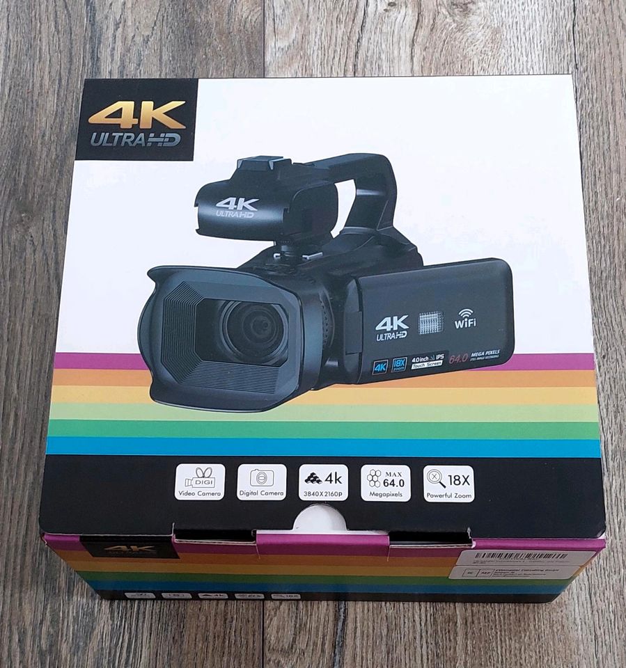 4K Videokamera Camcorder 60fps 64MP in Heroldsberg