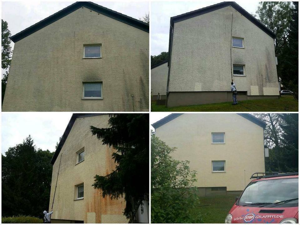 Fassadenreinigung / WDVS Fassade reinigen und Fassadenschutz in Bergisch Gladbach