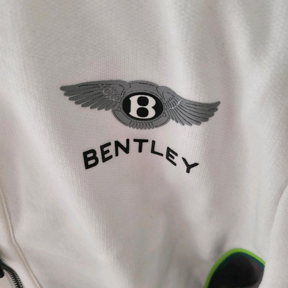 Bentley Racing Motorsport Sweatshirtjacke Gr.S weiß in Pinneberg