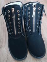 NEU Damen Winter Boots Stiefelette Reißverschluss vorn Schwarz 41 Bayern - Neutraubling Vorschau