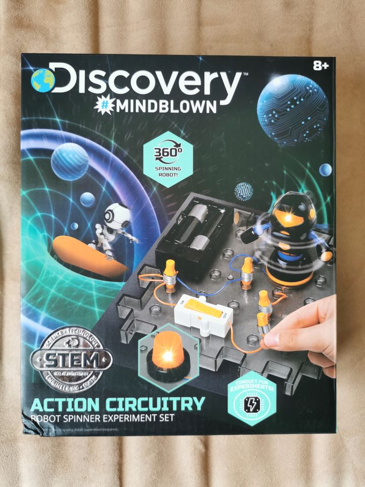 Discovery Mindblow Elektronikschaltungsexperiment Robot Spinner in Taucha