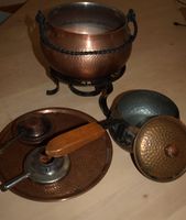 Vintage - Kupfer - Fondue - mehrteilig - 60/70er Bayern - Rosenheim Vorschau