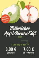 Bio Apfel-Birnen-Saft 5 Liter Bag-in-Box Apfelsaft (lieferbar) Baden-Württemberg - Gäufelden Vorschau