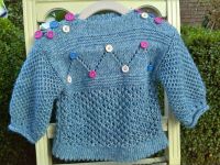Kinder-Pullover oder Kinder-Strickjacke,raffiniert gestrickt Niedersachsen - Selsingen Vorschau