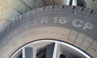 4 Sommerreifen 225 / 75 R 16 CP 116 P Continental Camper 8 + 9 mm Schleswig-Holstein - Nortorf Vorschau