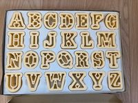 ABC-Ausstecher, Alphabet zum Backen Bayern - Altenmünster Vorschau