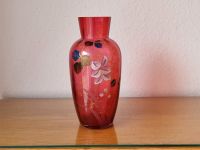 Jugendstil - Vase rotes bemaltes Glas, 27 cm hoch Leipzig - Möckern Vorschau