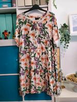 Zizzi Sommer Kleid L 50 52 beige bunt Niedersachsen - Hameln Vorschau