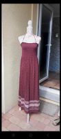 Esprit Sommer Maxi Kleid Bandeau gr 38 Bänder burgunderot weiss Schleswig-Holstein - Tarp Vorschau