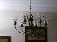 Lampe Leuchte Deckenleuchte klassisch zeitlos braun transparent Hessen - Stadtallendorf Vorschau