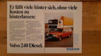 Werbung Reklame Anzeige Poster Volvo 240 Diesel Nordrhein-Westfalen - Meschede Vorschau