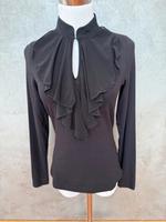 Wolford Bluse in schwarz mit Rüschen Bayern - Fürth Vorschau