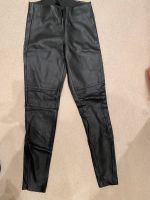 Neue Vegane Leder leggings Hose schwarz mit Etikett Hamburg - Altona Vorschau