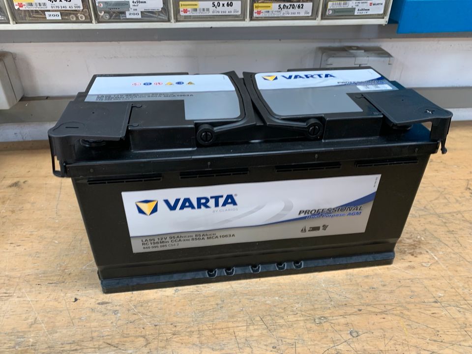 Varta AGM  Batterie 12V/95Ah für Wohnmobil oder Wohnwagen in Lübeck