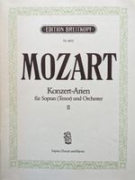 Mozart Konzert-Arien f. Sopran / Tenor Orchester Breitkopf Bd. II München - Untergiesing-Harlaching Vorschau