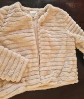 Jacke flauschig Gr 40 beige Schleswig-Holstein - Flintbek Vorschau