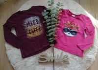 Langarmshirt pink weinrot Waschbär Mädchen Gr. 110 C&A dopo Niedersachsen - Rühen Vorschau