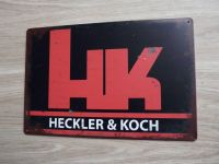 HECKLER & KOCH-Hersteller von Schusswaffen,Vintage Blechschild, Nordrhein-Westfalen - Leverkusen Vorschau
