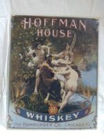 Hoffman Haus Whiskey Metall Werbungsschild und Nackte Jungfrauen Baden-Württemberg - Bad Boll Vorschau