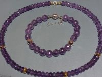 Sogni d'oro Amethyst Halskette 375 Gold 925 Silberzeit Edelsteine Nordrhein-Westfalen - Overath Vorschau