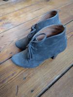 Paul Green Ankle Boots mit Schnürung echtleder velourleder Berlin - Neukölln Vorschau