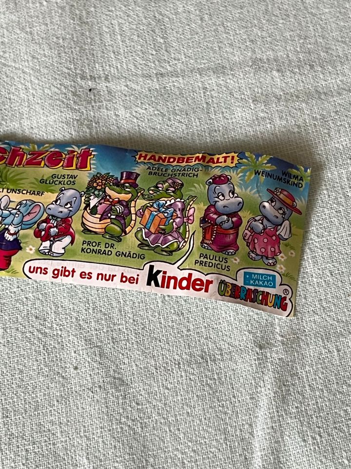 FERRERO DIE HAPPY HIPPO HOCHZEIT WILMA WEINUMSKIND BPZ 1999 ÜEI in Rheinstetten