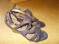 Absatzschuhe, Pumps; Sandalen Ecco  Gr. 36 blau Baden-Württemberg - Ulm Vorschau