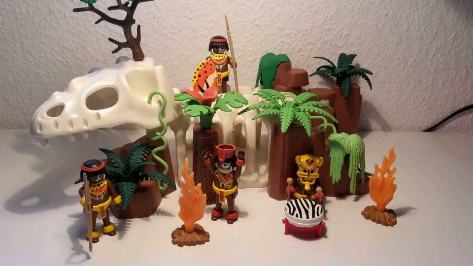 Playmobil Dschungel (3040) mit Dino-Skelett in Hagen im Bremischen