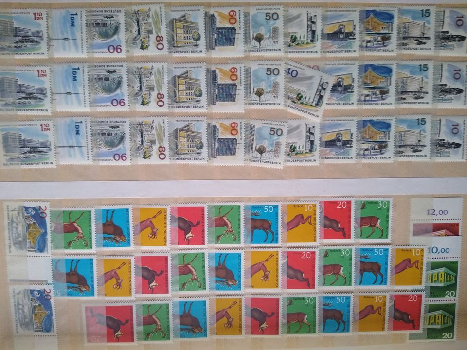 !!! BUND/BERLIN Briefmarkenalbum 15 Seiten - pro Seite 0,80 Euro in Berlin