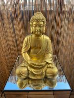 31 x 21 Buddha Statue Figur Deko Gold Balkon Garten Hippie Düsseldorf - Bilk Vorschau