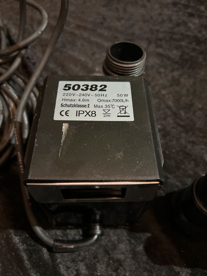 Teichpumpe Energiespar Filterpumpe 7000l/h 50W in Gladbeck