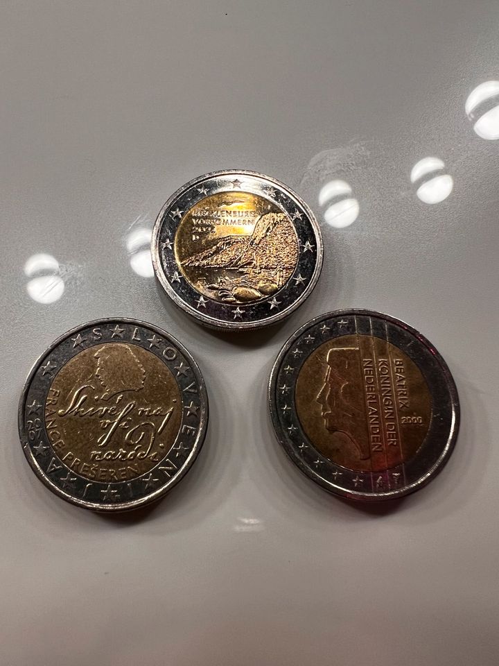 2€ Sammler Münzen (Niederlande, Deutschland, Slowenien) in Rottweil