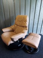 Stressless Leder Sessel Reno mit Hocker Beige TOP Niedersachsen - Osnabrück Vorschau