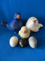 3 Keramik Deko Vögel mit Eier für drinnen und draußen Niedersachsen - Steinkirchen Vorschau