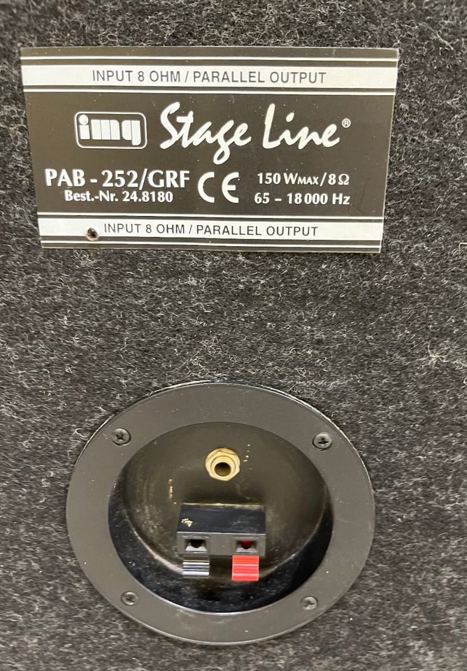 IMG Stage Line PAB 252/GRF - ein Paar PA Lautsprecher in Dresden