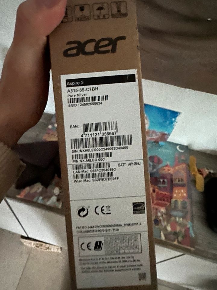 ACER Aspire 3 Notebook, mit 15,6 Z/ungeöffnet verschweißt NEU in Mülheim (Ruhr)