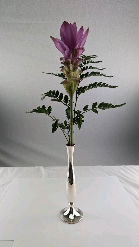Wilkens & Söhne 835 Silber Tulpen / Rosen Vase Neuw. Blumenvase in Igel